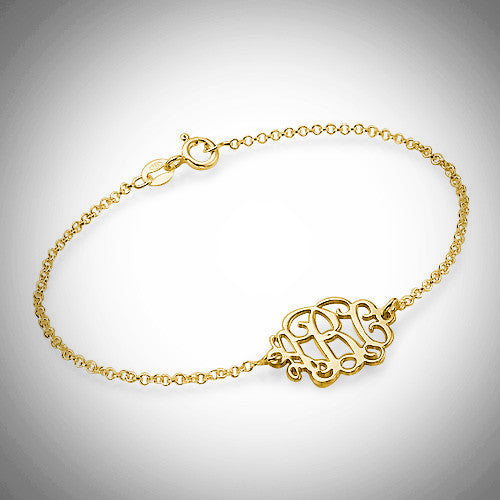 Monogram Cursive Bracelet/Anklet