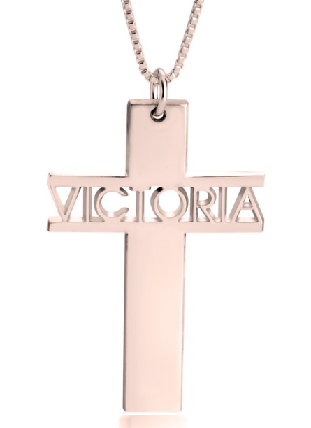 Cross Name Necklace