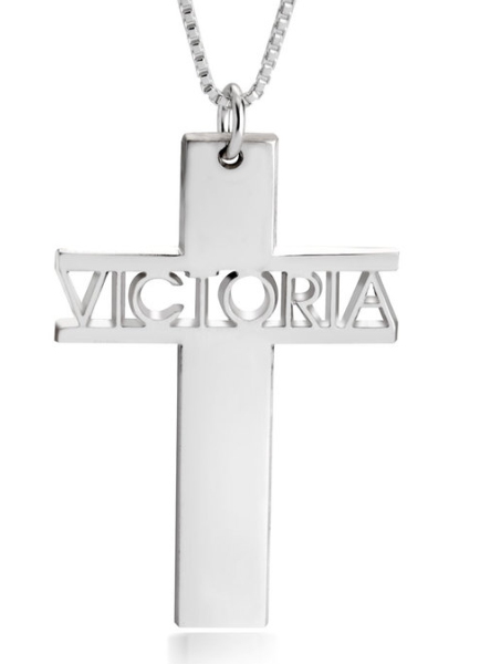 Cross Name Necklace