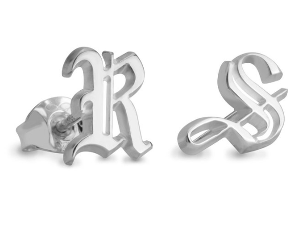 New Item - Old English Stud Earrings