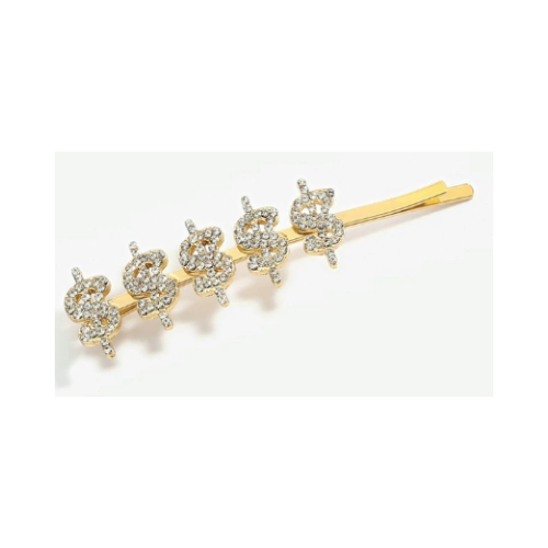 IN STOCK BLING HAIR PINS - GIRLY FONT
