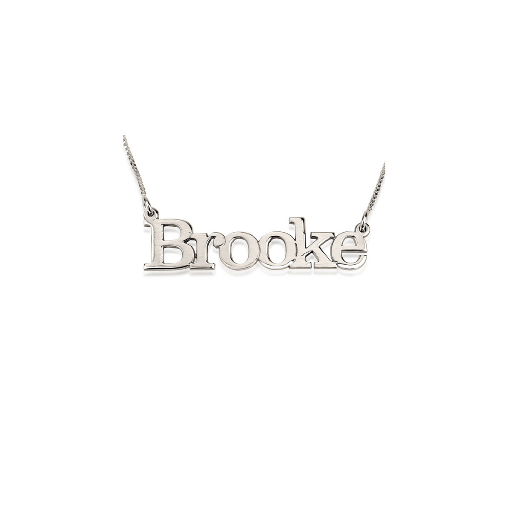CA $40 Silver Name Plates