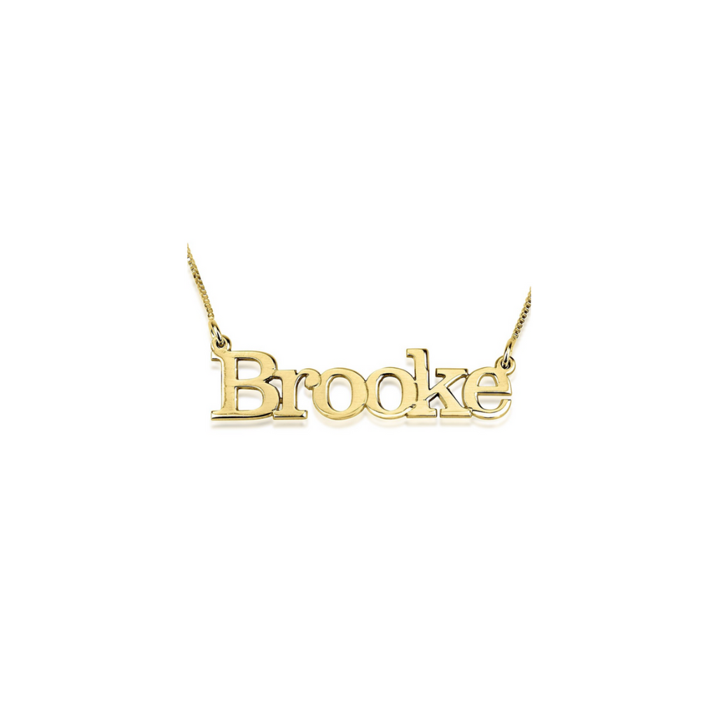 CA $45 Gold Name Plates