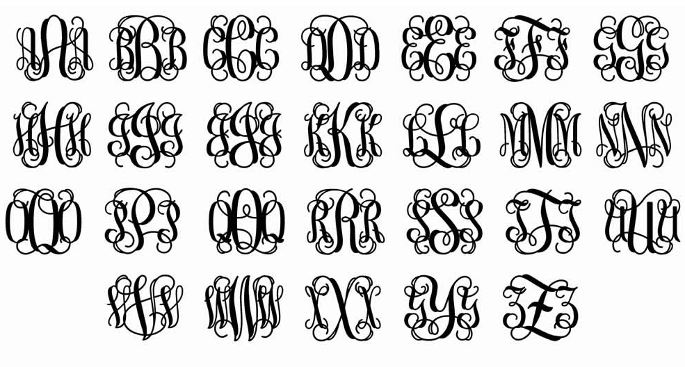 Monogram Cursive 1.5