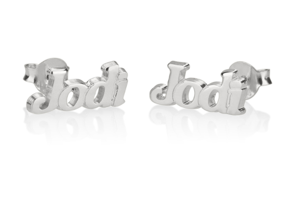 Name Stud Earrings